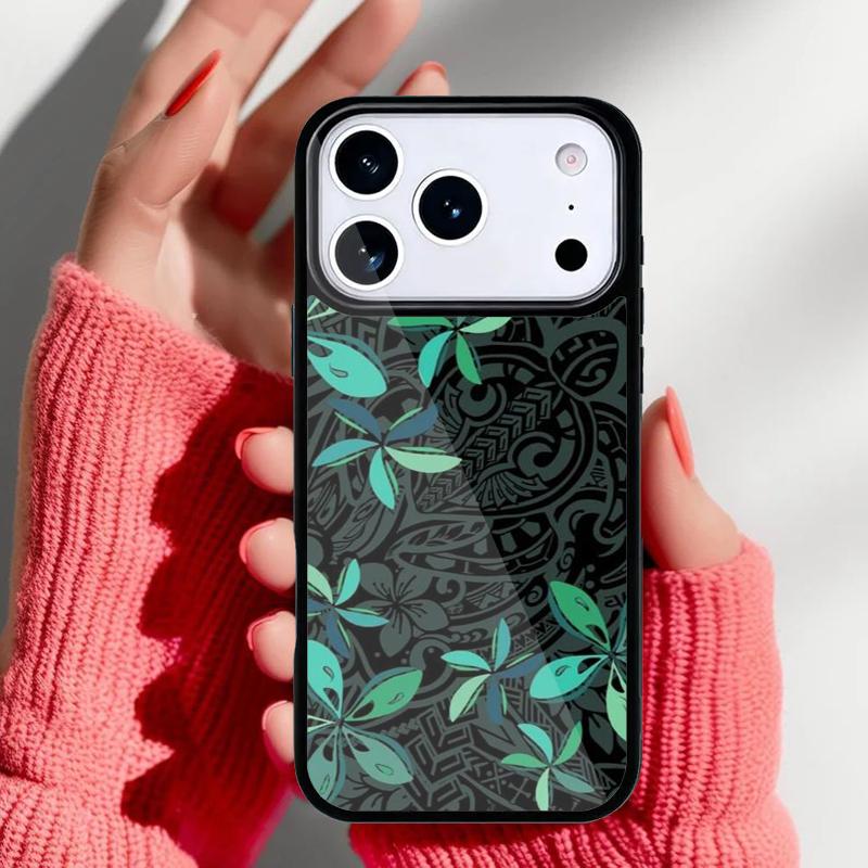 Maori Polynesian Samoan Tribal Soft Phone Case for iPhone 17 16 15 14 13 Pro Max Back Cover for 12 11 Pro Coque