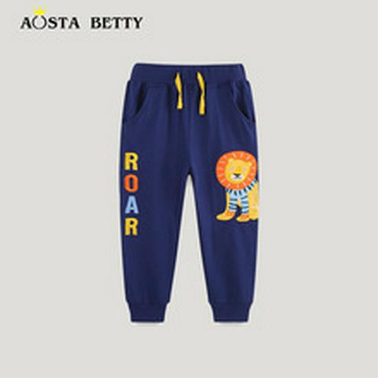 Autumn European Style Boys' Camouflage Sports Pants for Kids