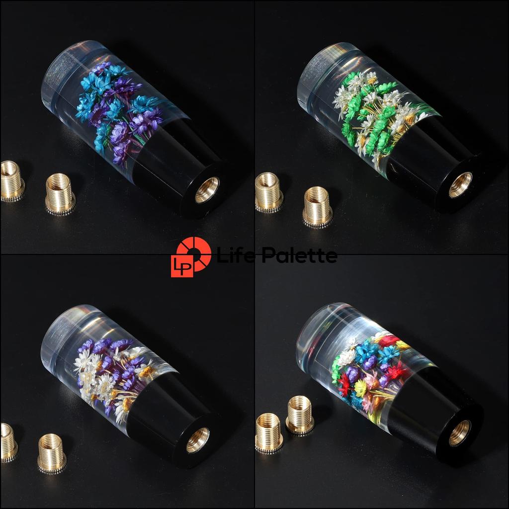 Life Palette Underwater Flower Crystal Shift Knob Long Japanese Extension AT MT Track 3.9