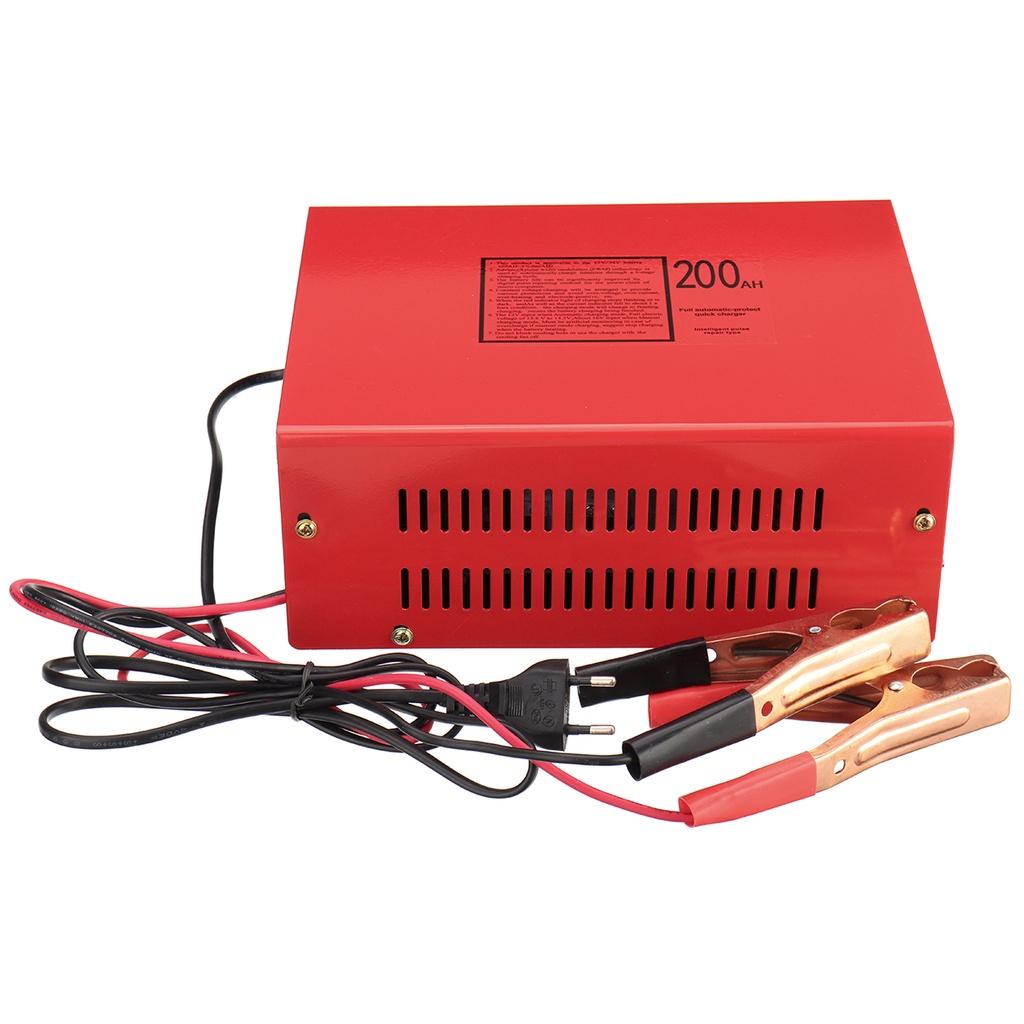 12/24V Car Battery Charger 500W 110V-240V Automatic Intelligent Pulse Repair for Car Motorcycle Lead Acid Battery Agm Gel Wet