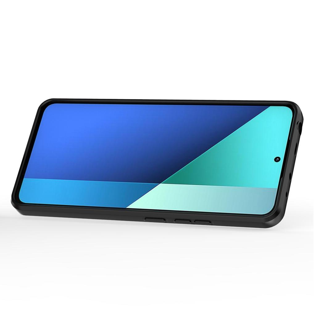 For Xiaomi Redmi Note 13 4G Case PC+TPU Slide Lens Lid Phone Cover