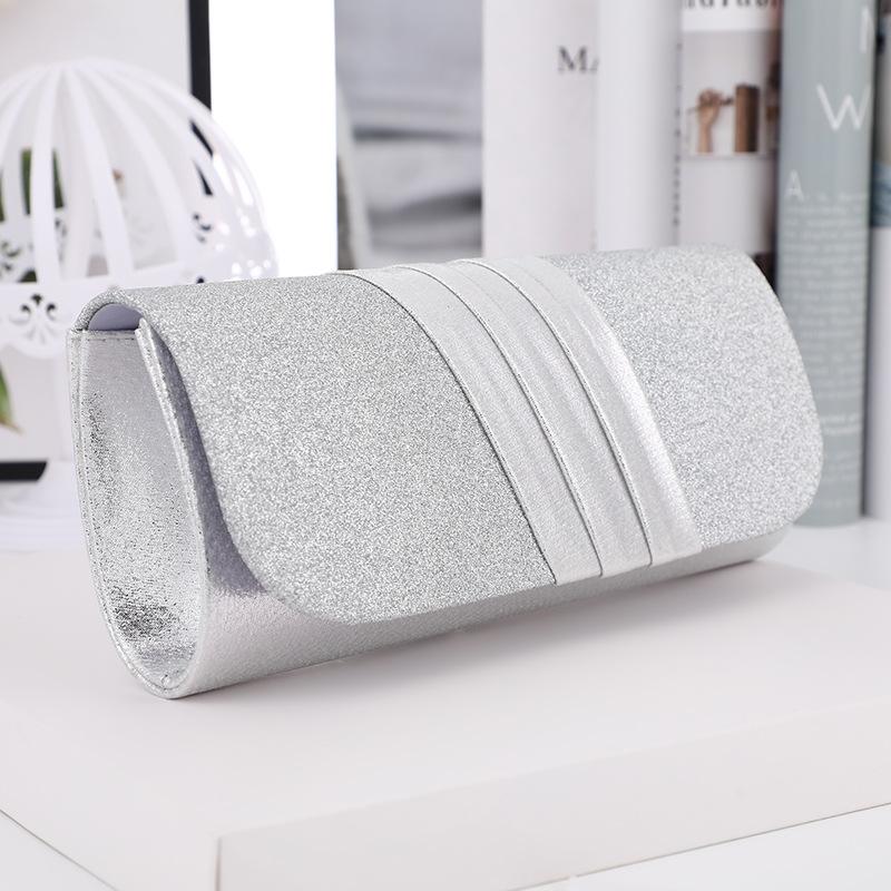 

Серебряный набор для званого ужина для дам, место для хранения косметики для мобильного телефона, модный темперамент, вечерняя одежда в кармане, сумка через плечо. 23*5*10 серебряный