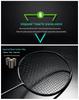 Ultra-Light 4U Full Carbon Badminton Racket - Woven Weave, Black, for Men & Women Adults