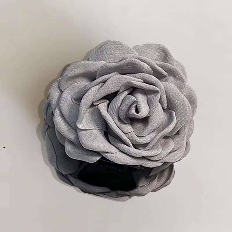 9cm Große Blume Haarspangen Französische Krallenklemme Für Frauen Haarschmuck Koreanisch Hinterkopf Haarklammer Mädchen Geschenke