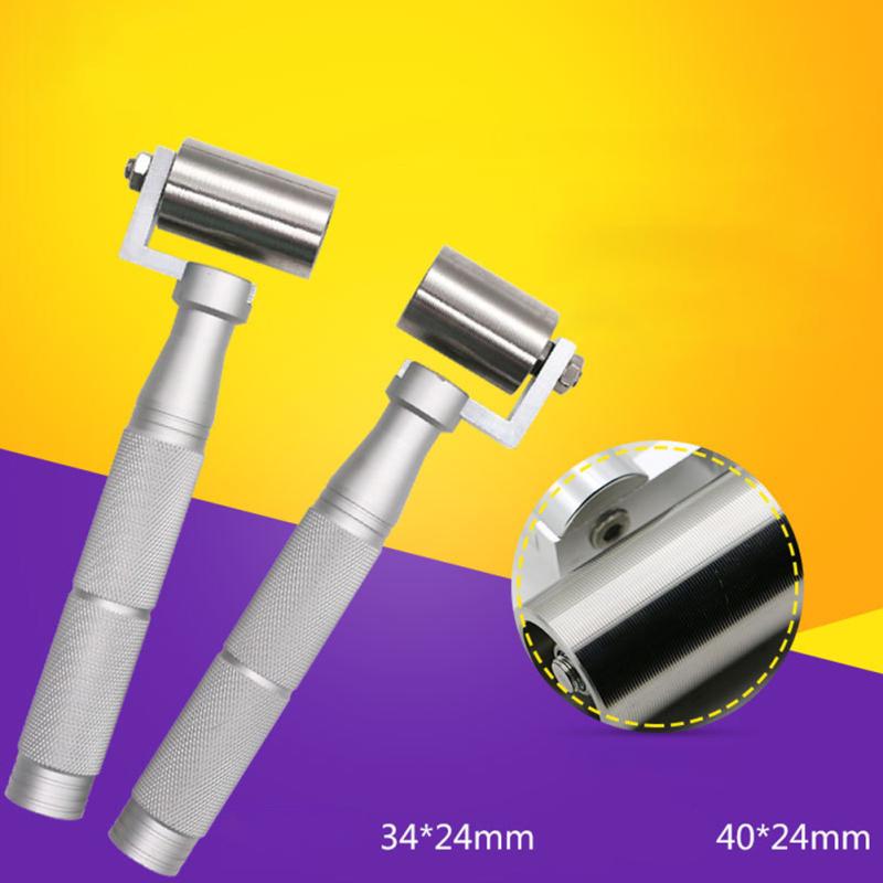 Stainless Steel Wallpaper Pinch Roller with Bearing Joint Idler Wheel Construction Decoration Tool