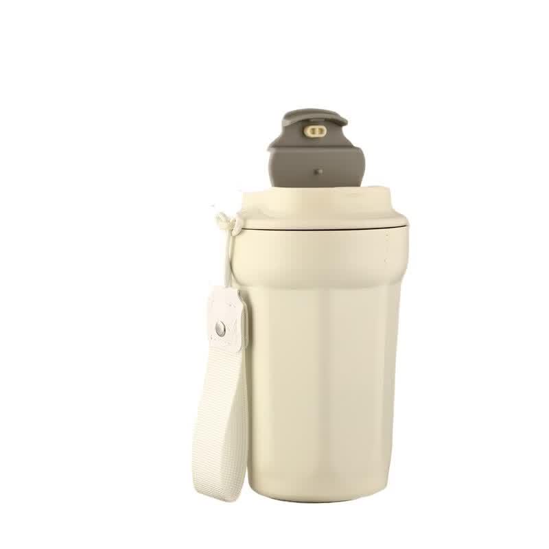 LINGCHEN 450ml Portable Insulated Octagonal Coffee Tumbler lc-158 450мл