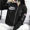 Women Casual Fashion Baseball Jacket Long Sleeve  Jacket