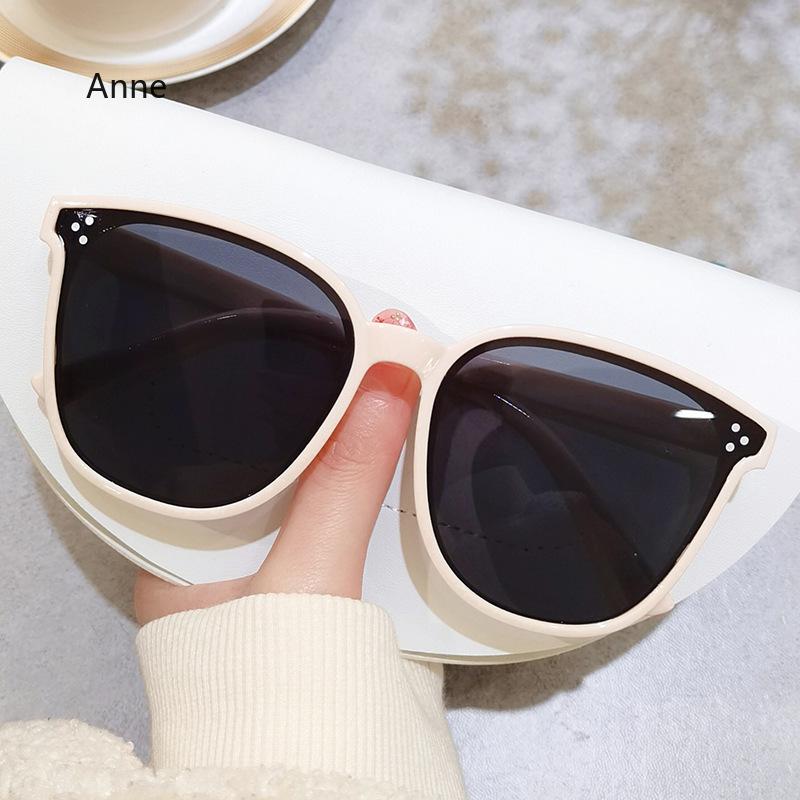 Fashion Korean Personality Ins Trend Black Square Frame UV400 Sunglasses for Unisex Street Sunglass Lentes De Sol Mujer