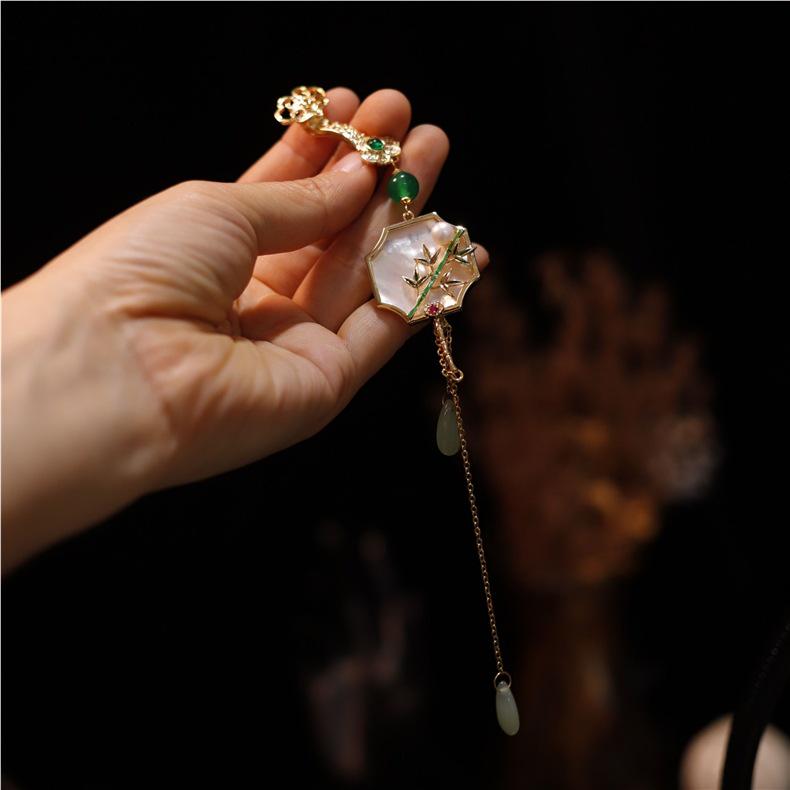 Original Luxus Handgefertigte Chinesischer Stil Cheongsam Haaraccessoires