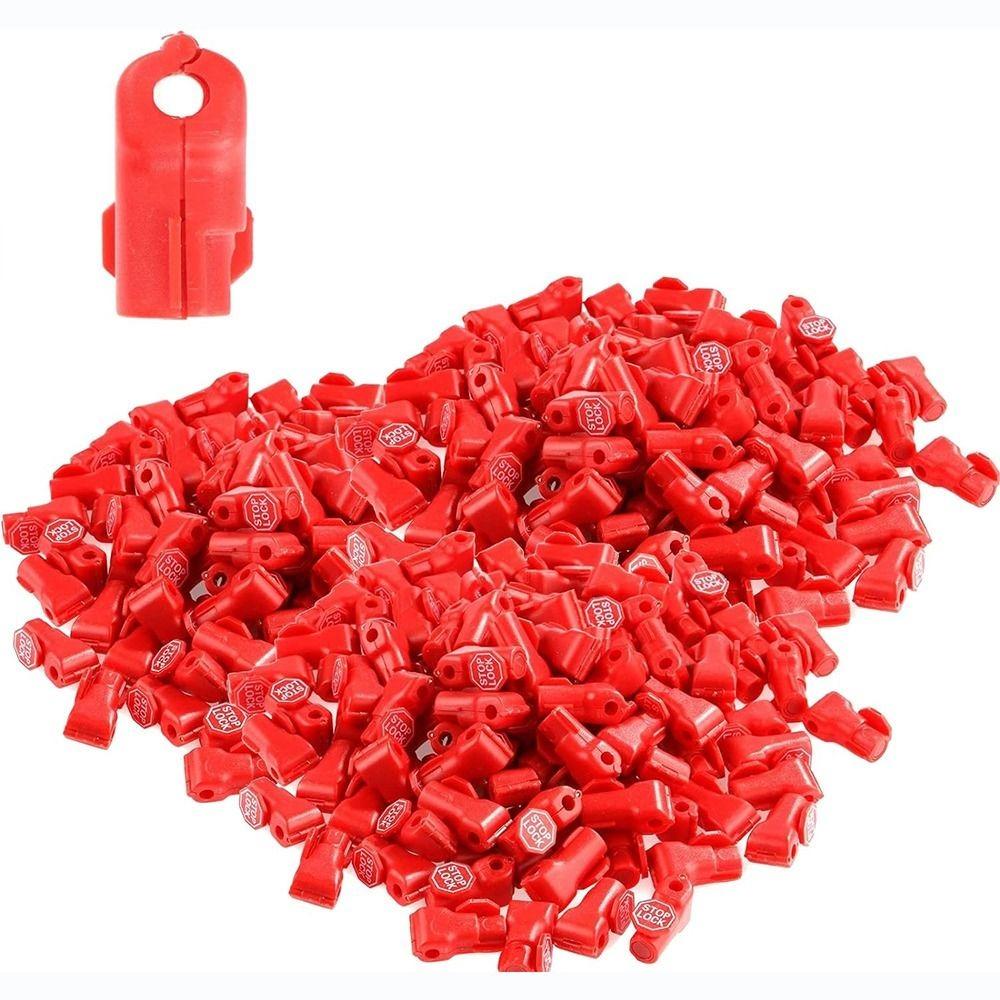 50Pcs Plastic Security Lock 6mm Anti-Theft Locks Useful Pegboard Hook Lock  Retail Shop
