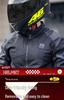 3C Certified Full Face Motorcycle Helmet for Men & Women - All-Season, Trendy Autumn/Winter Design