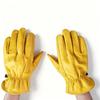 Top-grain Cowhide Leather Gardening Work Gloves Heavy Duty Driver Truck Construction Farm Yard Working Safety Gloves