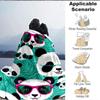 1pc Panda, Sunglasses Blanket Warm, Cozy, And Soft, Suitable for Sofas, Beds, Cars, And Office Use.Perfect for Camping And Travel, Making It a Great G