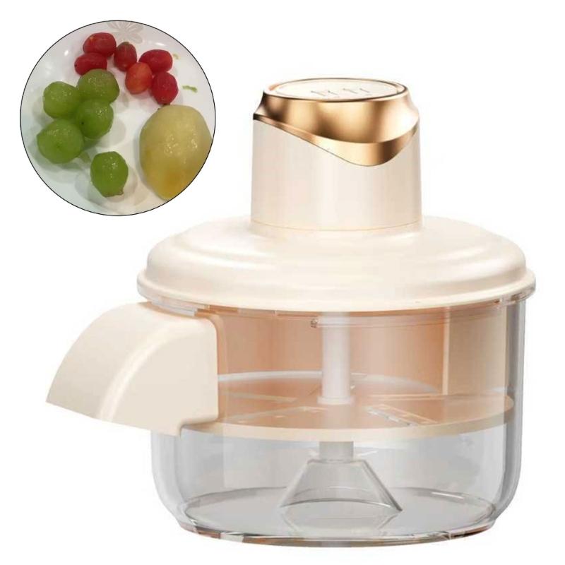 Rechargeable Grape Peeling Machine Electric Automatic Fruit Peeler With Stainless Steel Blade Household Appliance