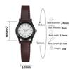 Leather Strap Quartz Watch Minimalist Classic Wristwatches Elegant Couples Watch  for Men