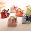 10 Pieces Stylish Leather Packaging Box Leather Travel Bag Small Candy Bag PU Storage Box for Jewelry and Small Item