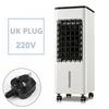 UK PLUG Fan Air Conditioning Fan Household Refrigeration Small Mobile Water-Cooled Air Conditioning Remote