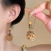 Retro Wooden Plant Earring For Women Creative Natural Plant Dried Fruits Drop Earrings Ethnic Jewelry Accessories