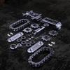 Spinner Fidget Kette Rolle Magnetisch Schiebekarte 3in1 Panzer EDC Sensorisches Stressabbau Spielzeug Metall Mechanischer Schieber Schiebeplatte