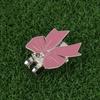 Magnetischer Golfballmarker Rosa Schleife Golfhut-Marker Sportkappe Golfkappe Clip Golf-Enthusiasten