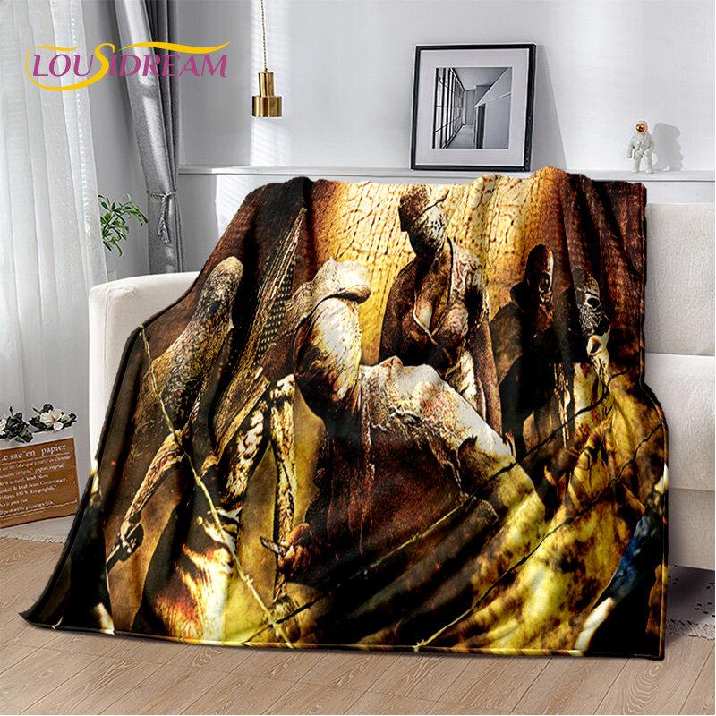 Silent Hill Horror Movie Games Soft Plush Blanket,Flannel Blanket Throw Blanket for Living Room Bedroom Bed Sofa Picnic Cover