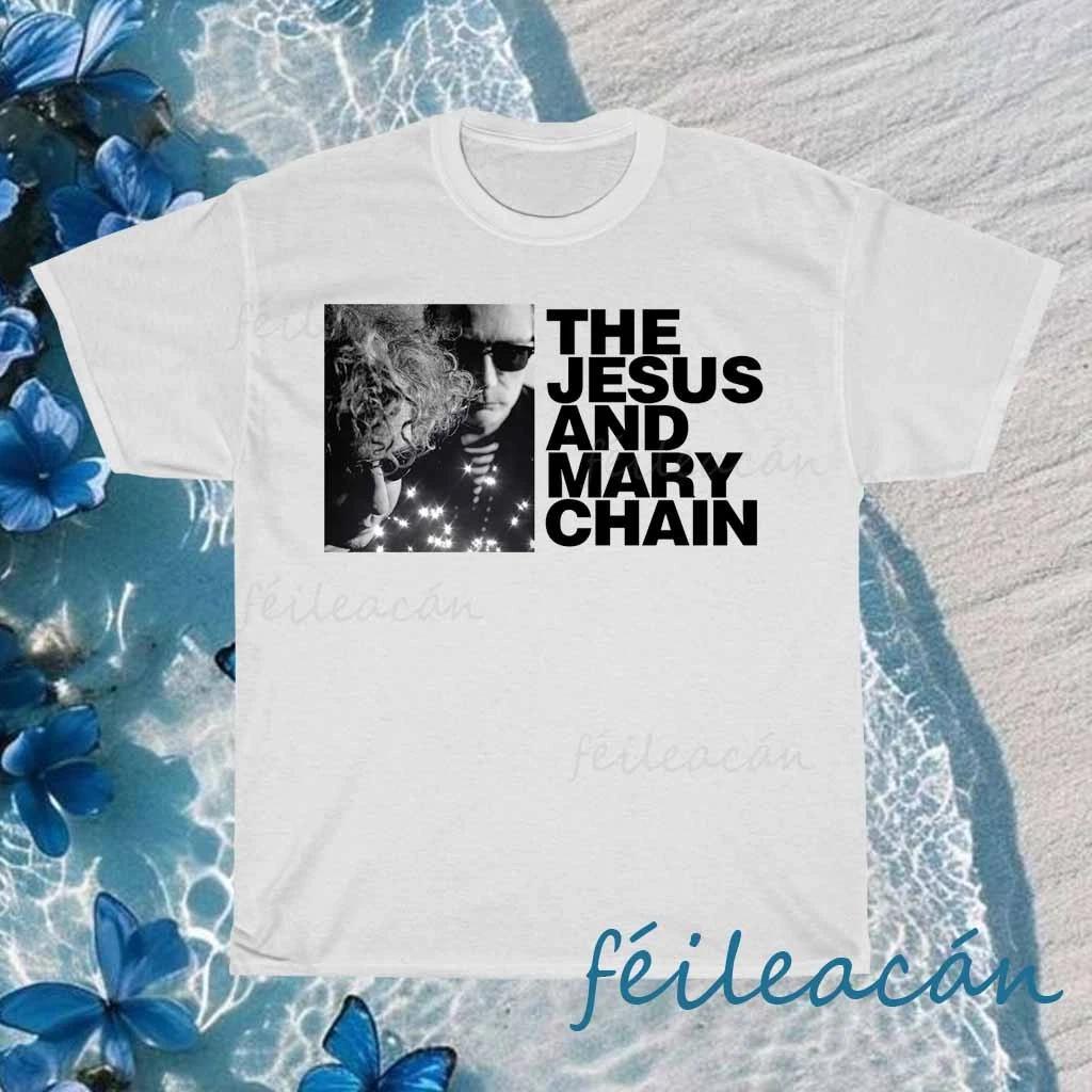 New Jesus and Mary Chain Darklands Logo American T-Shirt Funny Size S to 5XL L