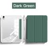 Z TriFold Stand Clear Pencil Holder Tablet Case for IPad 12th A18 11th A16 M5 M4 Pro Air 11 13 12.9 M3 M2 Air 4 5 2025 Mini 7 6 8.3 Cover