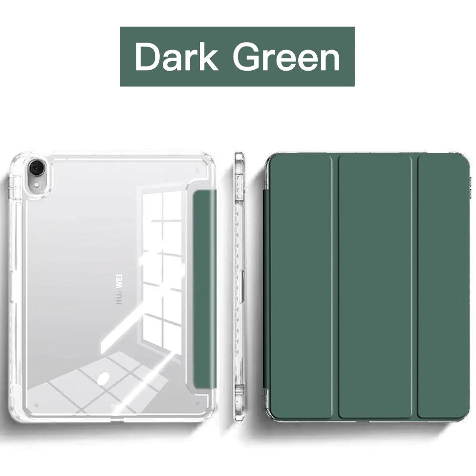 Z TriFold Stand Clear Pencil Holder Tablet Case for IPad 12th A18 11th A16 M5 M4 Pro Air 11 13 12.9 M3 M2 Air 4 5 2025 Mini 7 6 8.3 Cover