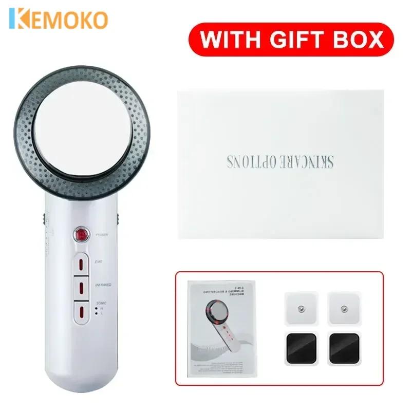3 IN 1 EMS Ultraschall Kavitation Gewichtsverlust Maschine Anti Cellulite Fettverbrenner Infrarot Schlankheitsmaschine Schönheitsgerät Pflege