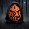 Eye Catching Party Mask Halloween Pumpkin Mask, 3D Spooky Jack O Lantern for Cosplay Party, Lightweight PU Foam Breathable Scary Face Adults
