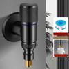 Simplified Home Plumbing Multifunctional Angle Valve In Robust Stainless Steel Material To Prevent Leakage Effectively