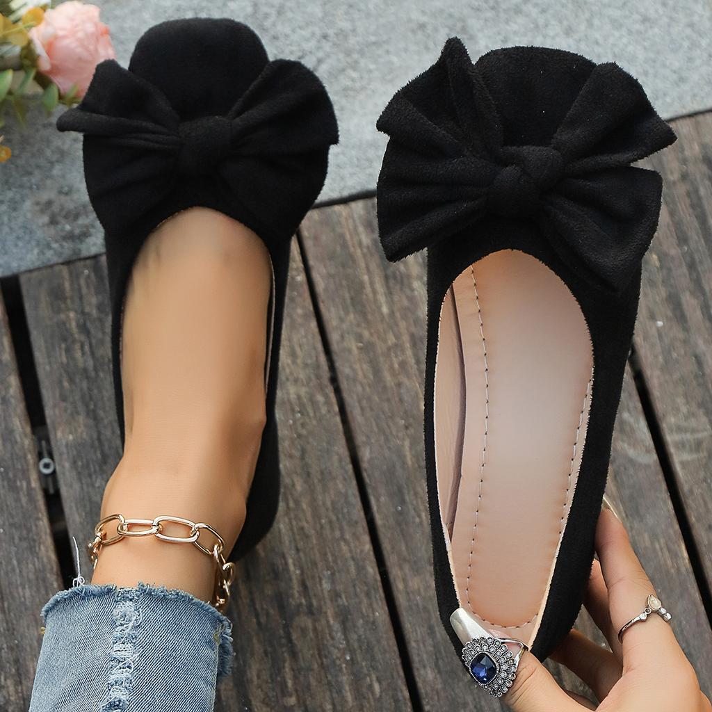 Summer New Style Pointed Toe Shallow Mouth Breathable Comfortable Casual Flat Shoes Wear-resistant Non-slip Women's Loafers