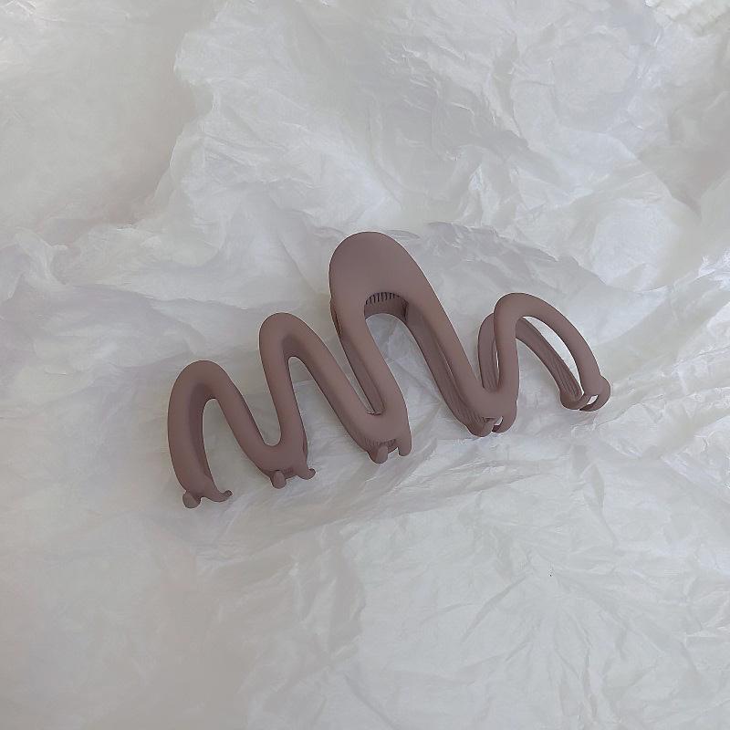 

2023 Красочная заколка для волос из сплава с волнистыми когтями для женщин и девочек, модный дизайн, простая нерегулярная заколка для волос, застежка, головные уборы, аксессуары для волос