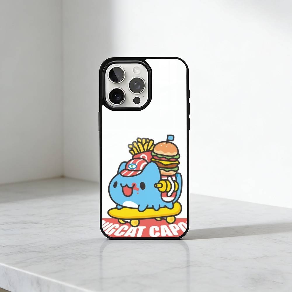 Cute B-Bugcat CapooS Phone Case For iPhone17,16,15,14,13 Plus,Pro Max Magnetic For Magsafe Wireless Charging