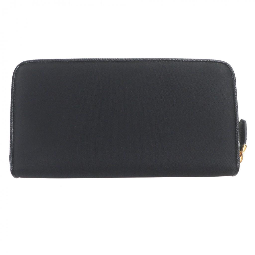 Pristine PRADA Purse Black Nylon Mens 1ML506 Used