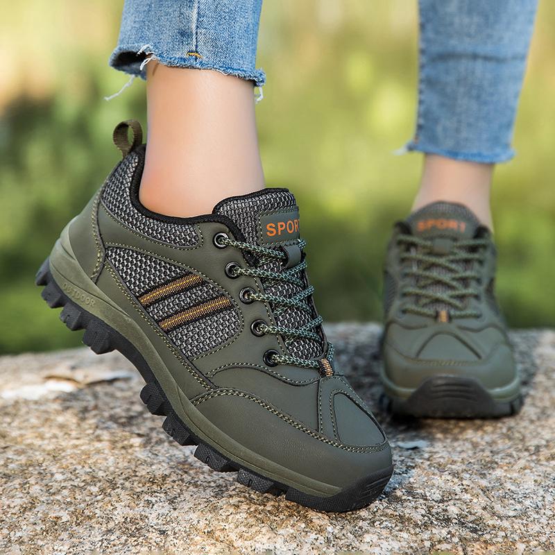 TUINANLE Zapatillas de Senderismo para Mujer Zapatillas de Exterior Resistentes al Desgaste Hombres Zapatillas de Trekking Caminar Caza