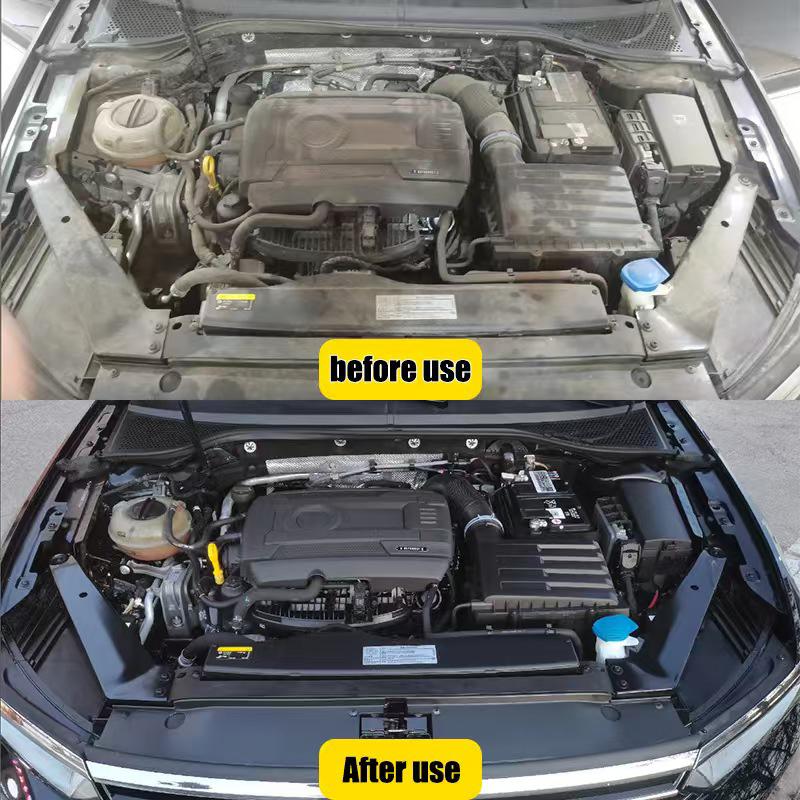 Car Engine Bay Cleaner  Automobile Engine Oil Stain Remover Degreaser Waterless Wash Detailer Decontamination Deep Degreasing