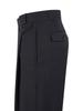 SIECLE One-Pleat Wide Trousers (Charcoal Gray)
