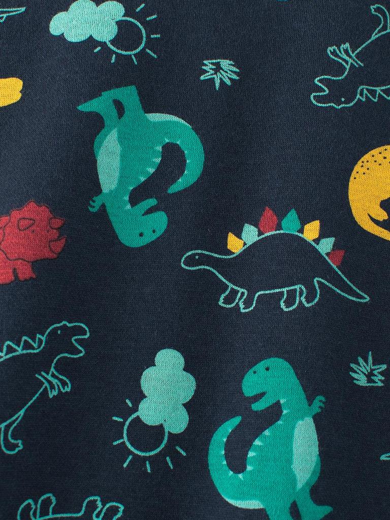 27kids Podzimní/Zimní Dětský Svetr s Kresleným Dinosaurem