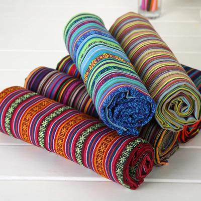 Tkanina w stylu etnicznym 100x150cm na pokrowce na sofy, poduszki, obrusy, zasłony, do szycia DIY, patchwork, dekoracyjna tkanina rzemieślnicza