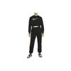 Nike Women's Black Hoodie with Daisy Logo Embroidery Loose Fit