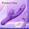 Vibrators Sex Toys for Women, Tongue Dildo Vibrator with 7 Licking & Flapping Modes,Rose Sex Toy G Spot Vibrator Clit Stimulator