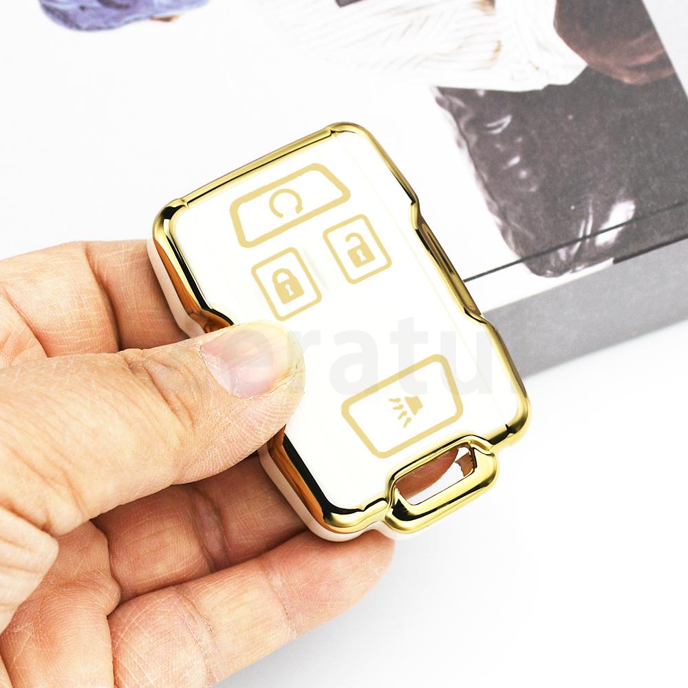 4 Buttons Soft Tpu Car Key Case Cover For Chevrolet Sierra 1500 Sierra 2500Hd Sierra 3500Hd Yukon For Gmc Shell Fob Holder