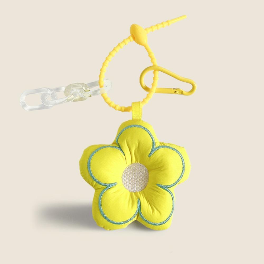 

Мягкий Хлопковый Брелок Сумка Украшения Цветок Брелок Милые Цветы Брелок жёлтый