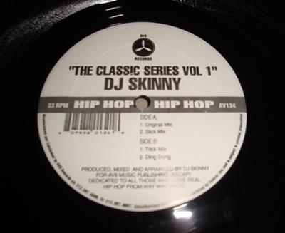 12-Zoll Schallplatte DJ SKINNY - The Classic Series Vol 1 AV134 AV8 Records 2000 US Dance & Electronica Gebraucht