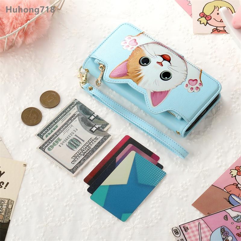 For Realme GT 8 Narzo Note 50 N53 60 60X N63 70 70T 80 Lite P1 P2 V11 Pro 4G 5G Case Flip Leather Zipper Coin Purse Wallet Cover Multi Card Slots
