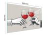 SZKLANA DESKA DO KROJENIA 52x30 WINO