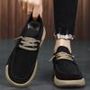 Spring and Autumn Fashion Outdoor Leisure Anti Slip Work Men's Shoe Solid Color Sports Men Single Shoe Fashionable and Versatile