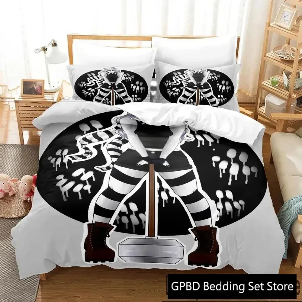 3D Print Anime Creepypasta Cafe Bedding Set Double Twin King Duvet Cover Comforter Pillowcase Boys Girls Adults Bedroom
