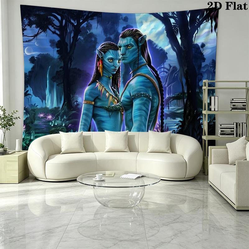 Avatar Wall Tapestry Aesthetic Wall Hanging Printed Fabric Blanket Decorative Tapestries for Bedroom Living Room Home Decor